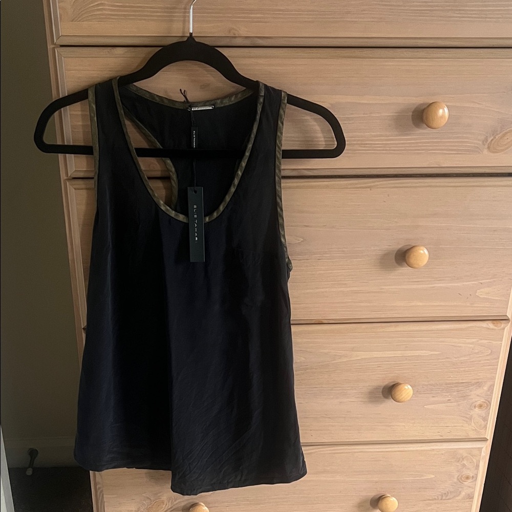 Elie Tahari, 100% Silk Racerback Tank NWT